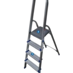 Escalera tipo banqueta aluminio Bronco