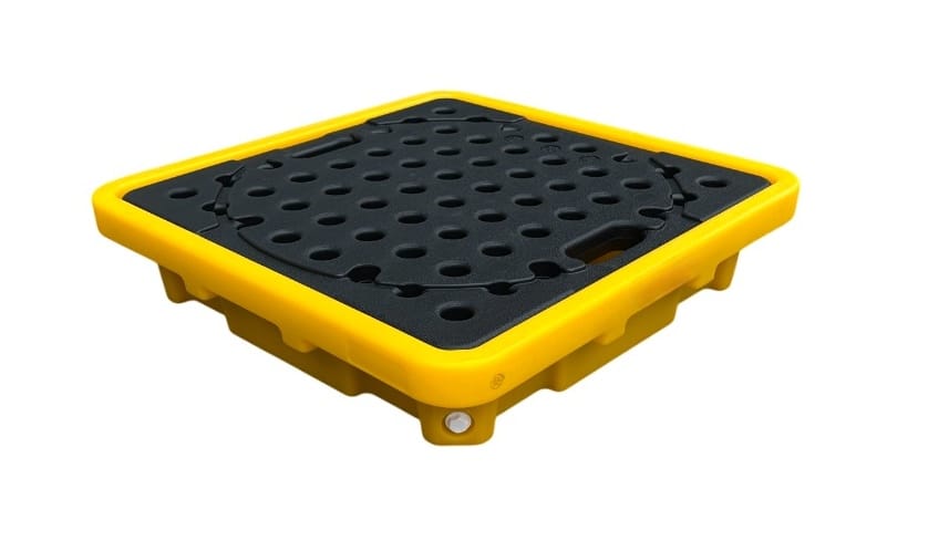 Pallet antiderrame de 1 cilindro de 11 galones