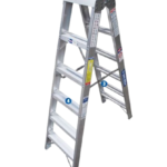 Escalera tijera doble acceso aluminio Bronco American