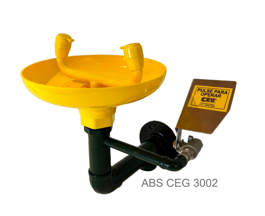 Lavaojo de pared inox CEG 3002-ABS