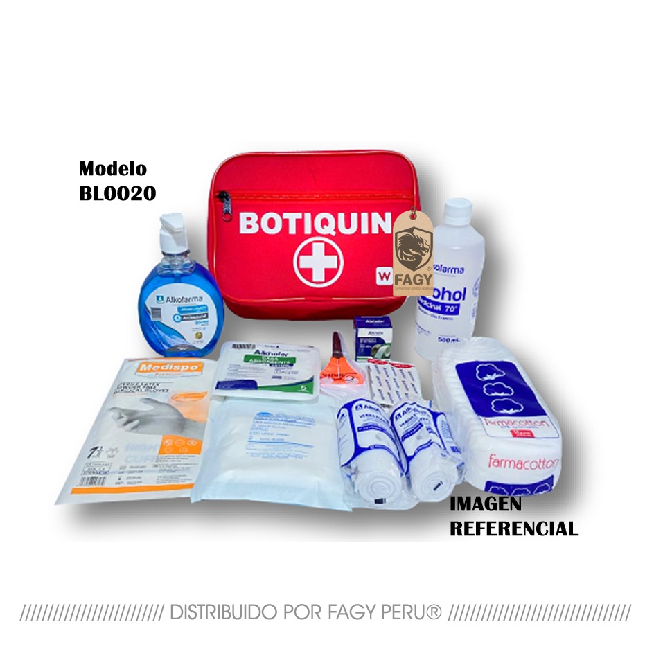 Botiquín de primeros auxilios MTC- buses y camiones BL0020