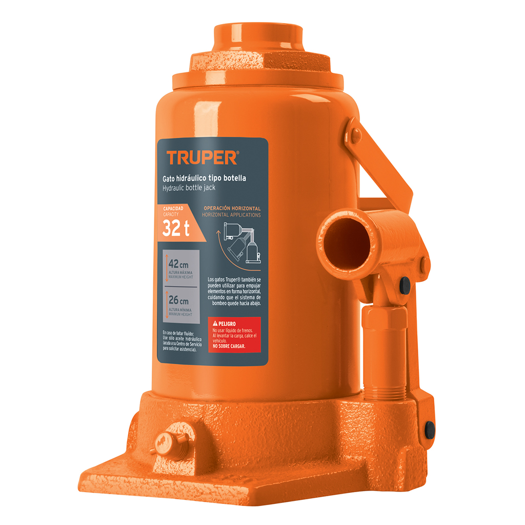 Gata Hidráulica tipo Botella 32 toneladas Truper 14819