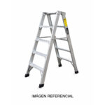 Escalera tijera doble acceso aluminio rhino ladder