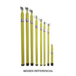 Pértiga telescópica pentagonal 5 secciones marca fameca