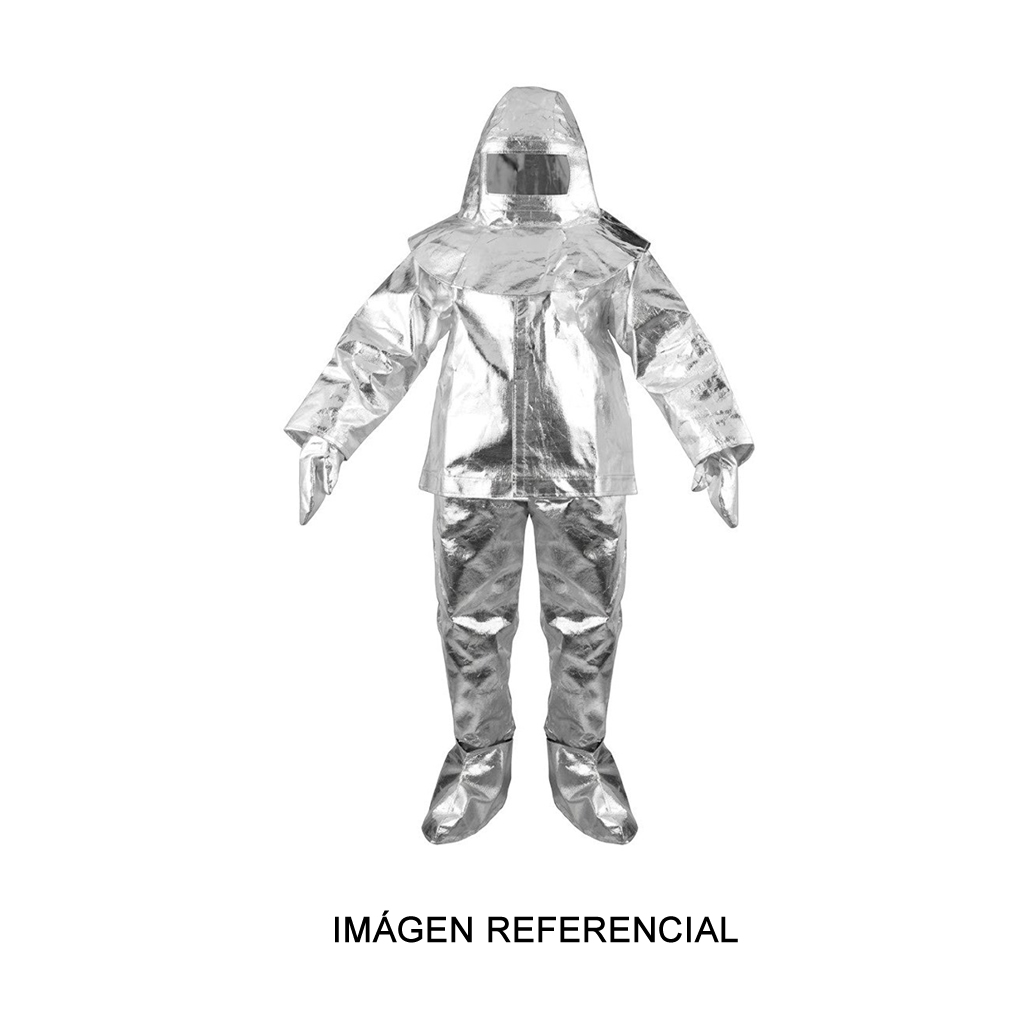 Traje de protección contra radiación térmica de aluminio