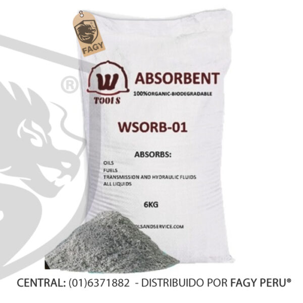 Absorbente 100% orgánico 06kg WSORB-01