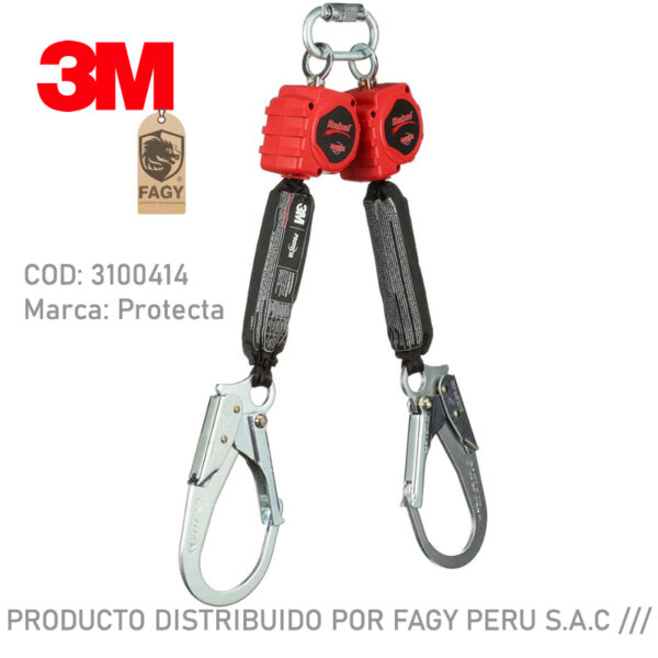 Línea de vida retráctil Rebel Doble 6 pies 3100414 Protecta